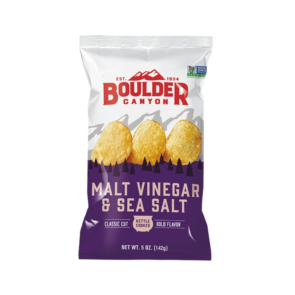 Boulder Canyon - Malt Vinegar & Sea Salt 12 x 142g