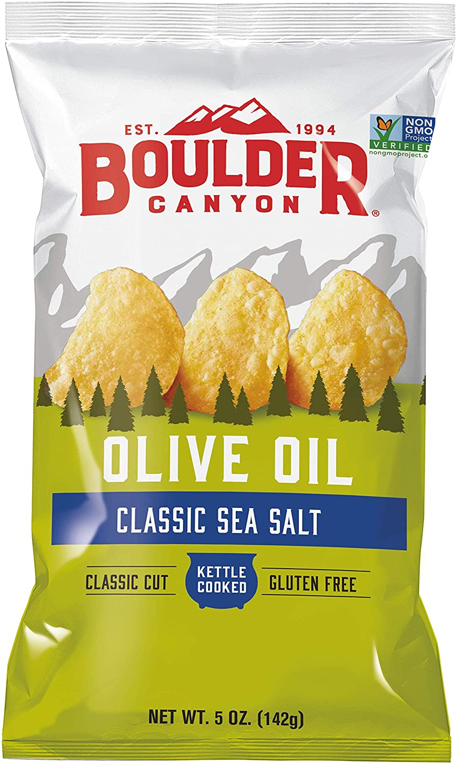 Boulder Canyon - Olive Oil Classic Sea Salt 12 x 149g