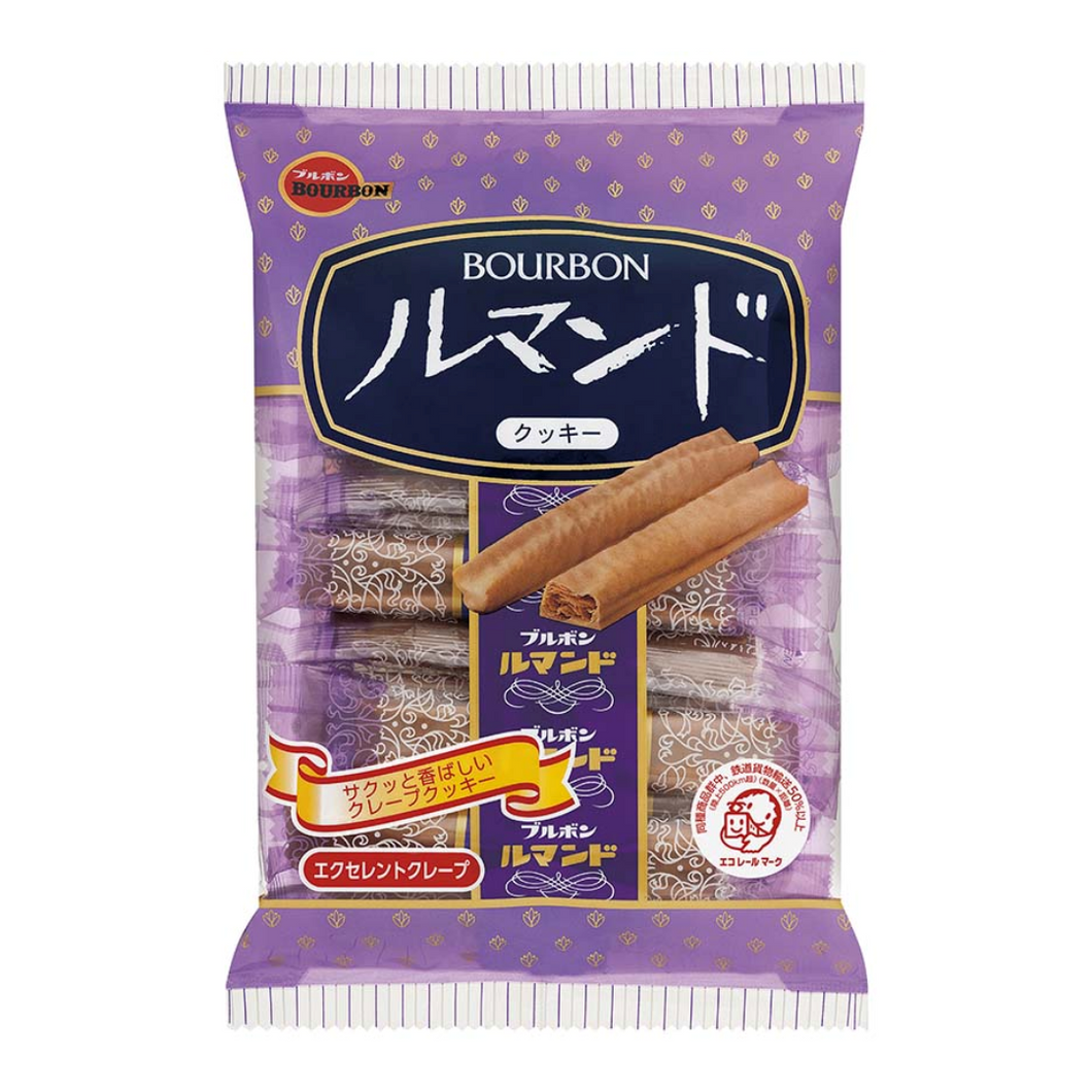 Bourbon - Japanese Wafer (Elise) - Lumonde (12 Piece) - 6 x 88g