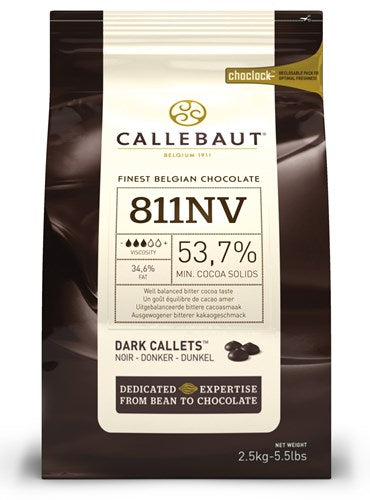Callebaut - Dark Callets 53% - Chocolate 1 x 2500g