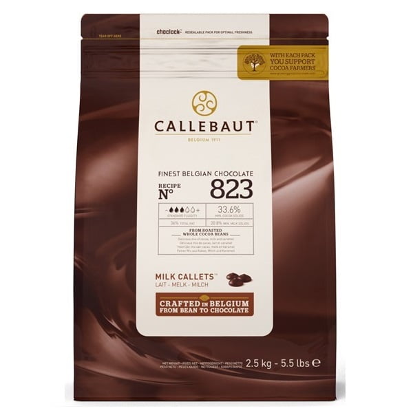 Callebaut - Milk Callets 33% - Chocolate 1 x 2500g