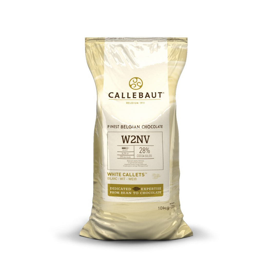 Callebaut - White Callets 28% - Chocolate 1 x 10000g