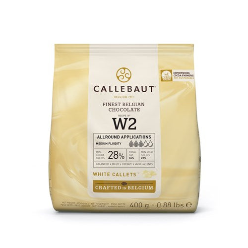 Callebaut - White Callets 28% - Chocolate 4 x 400g