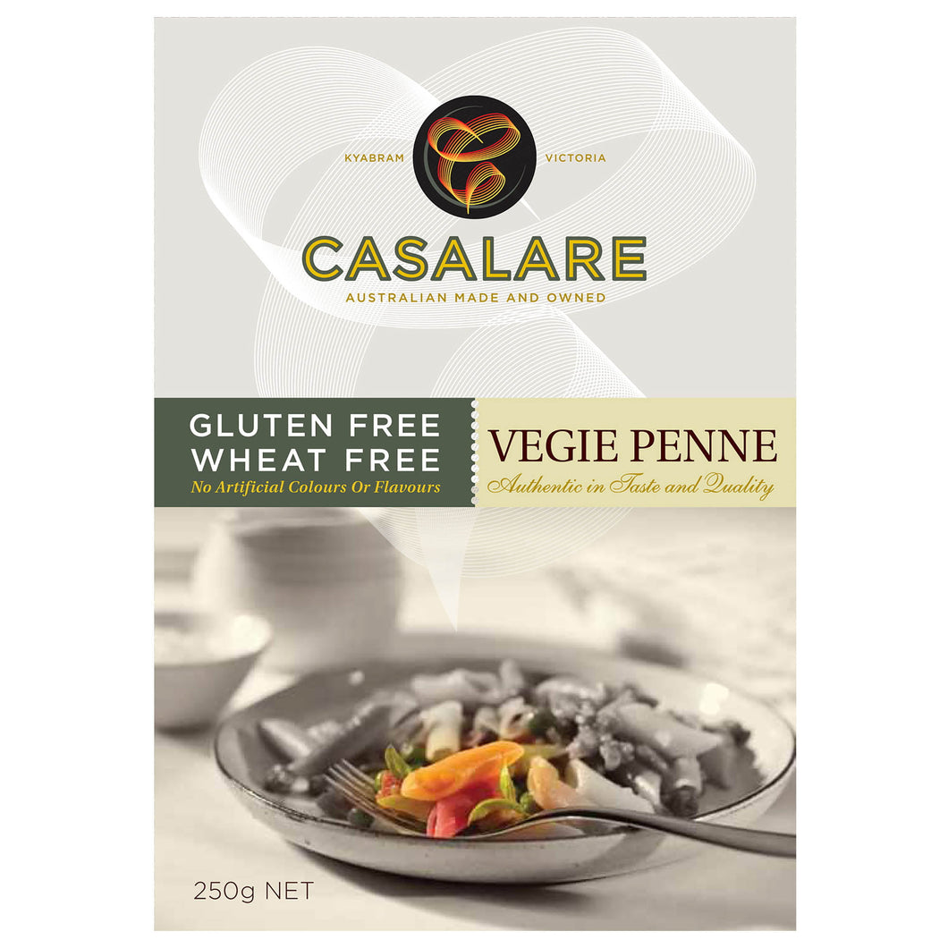 Casalare Pasta - Vegie Penne 6 x 250g