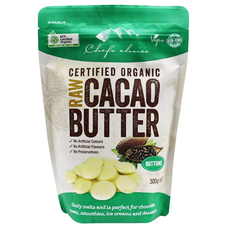 Chef's Choice - Organic Cacao - Butter Button - 2 x 1000g