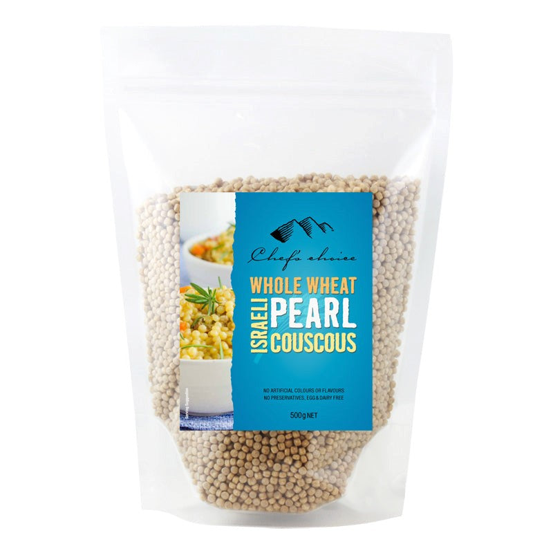 Chef's Choice - Cous Cous - Israeli Pearl Whole Wheat 10 x 500g