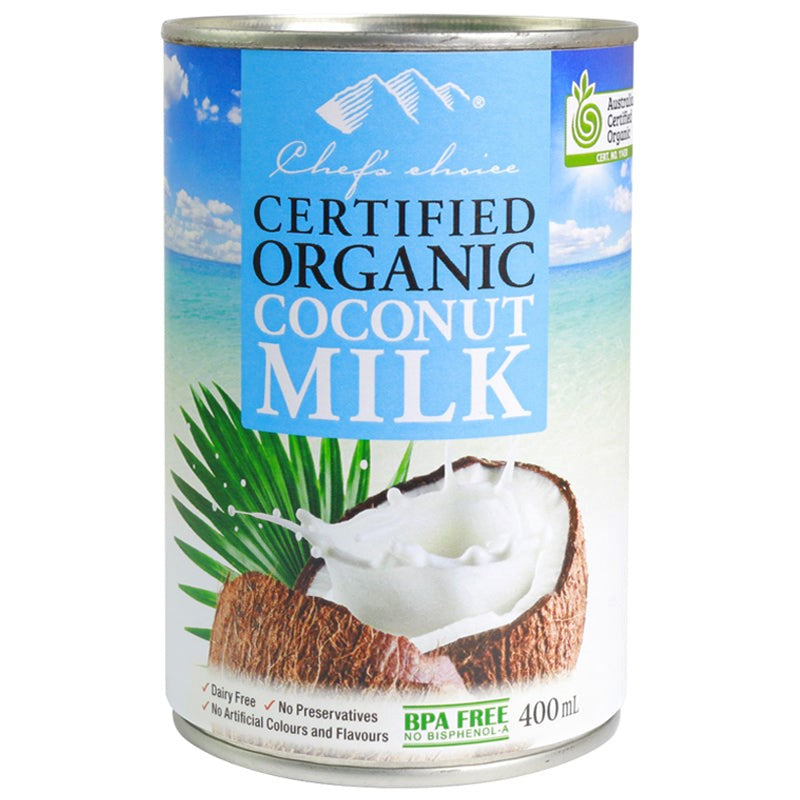 Chef's Choice - Organic Coconut - Milk 12 x 400ml