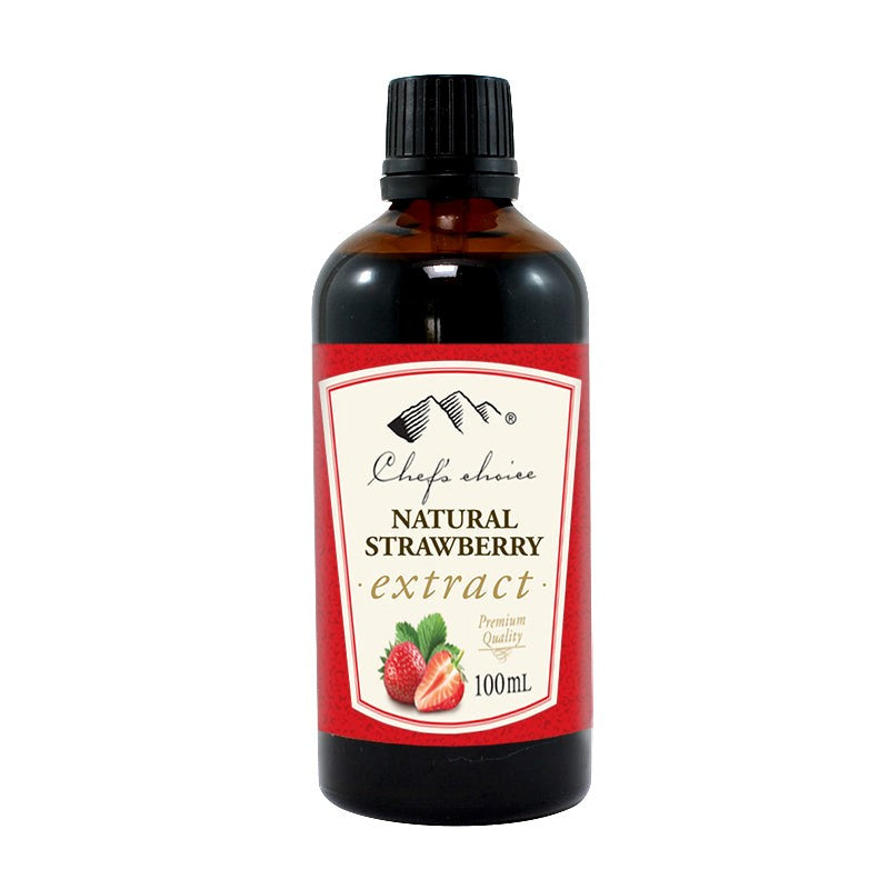 Chef's Choice - Extract - Natural Strawberry - 3 x 100ml