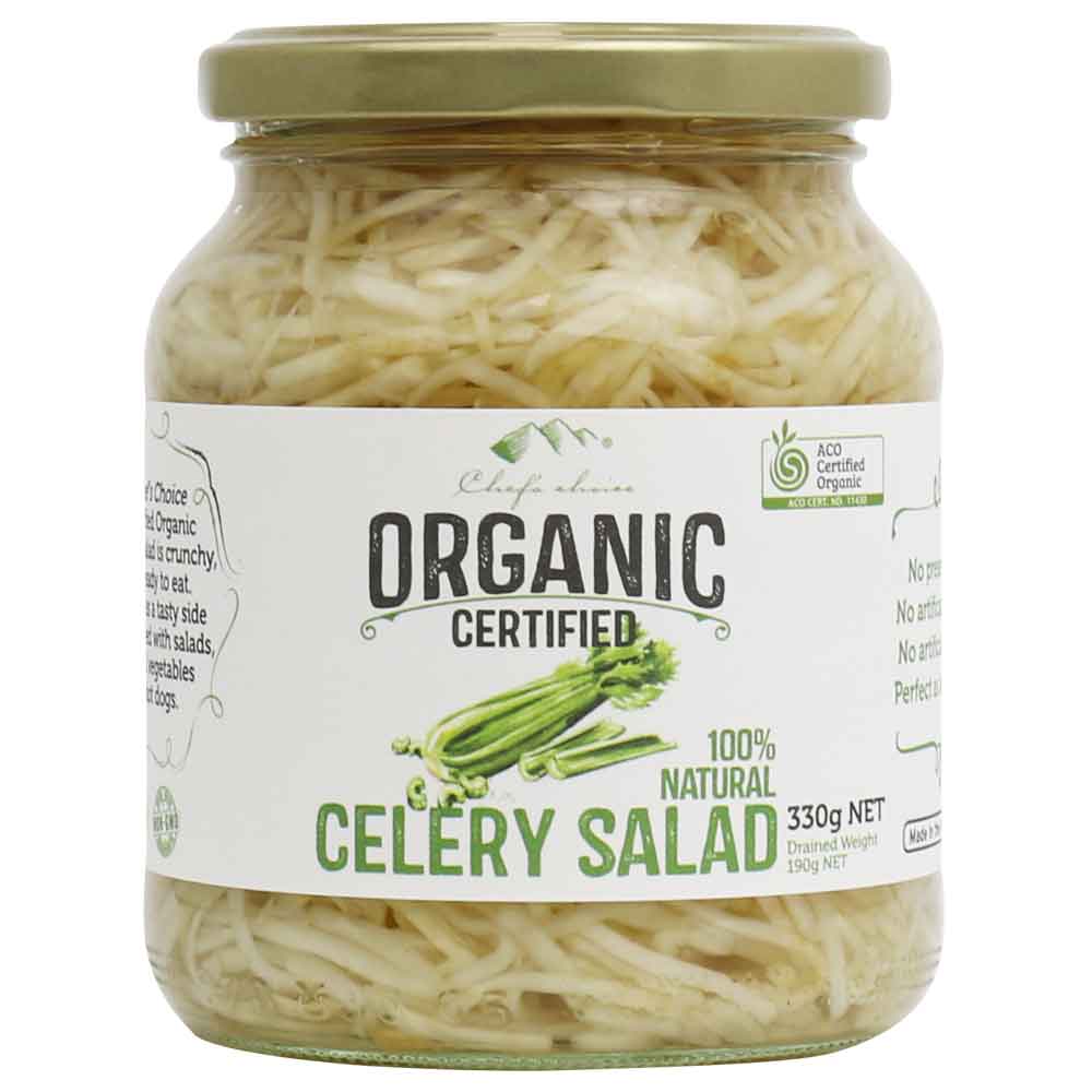 Chef's Choice - Organic In Brine - Celery Salad 6 x 330g