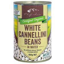 Chef's Choice - Organic Cans - White Cannellini Beans in Water 12 x 400g