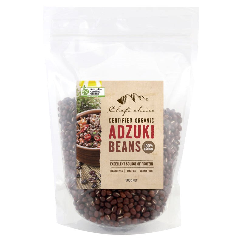 Chef's Choice - Organic Grains - Adzuki Beans 4 x 500g