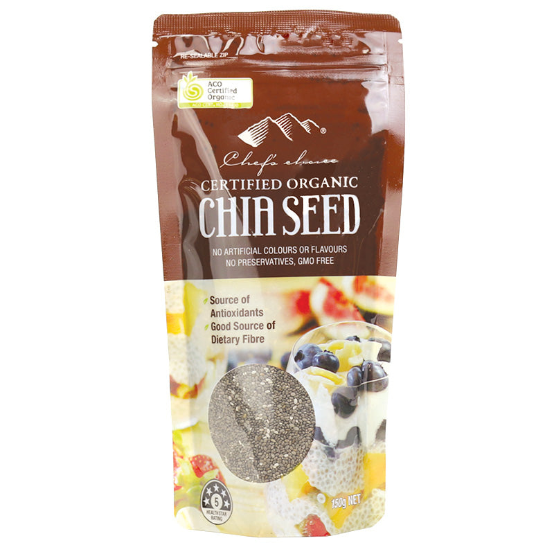 Chef's Choice - Organic Grains - Black Chia Seed 4 x 150g