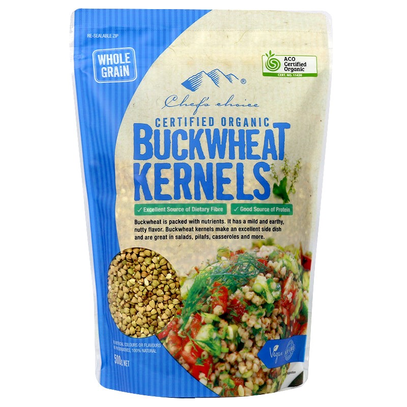 Chef's Choice - Organic Grains - Buckwheat Kernels 4 x 500g