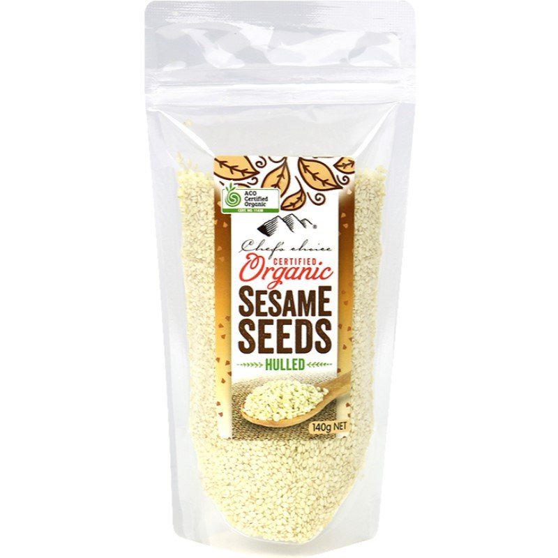 Chef's Choice - Organic Grains - Hulled Sesame Seeds 4 x 140g