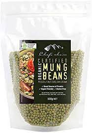 Chef's Choice - Organic Grains - Mung Beans 4 x 500g