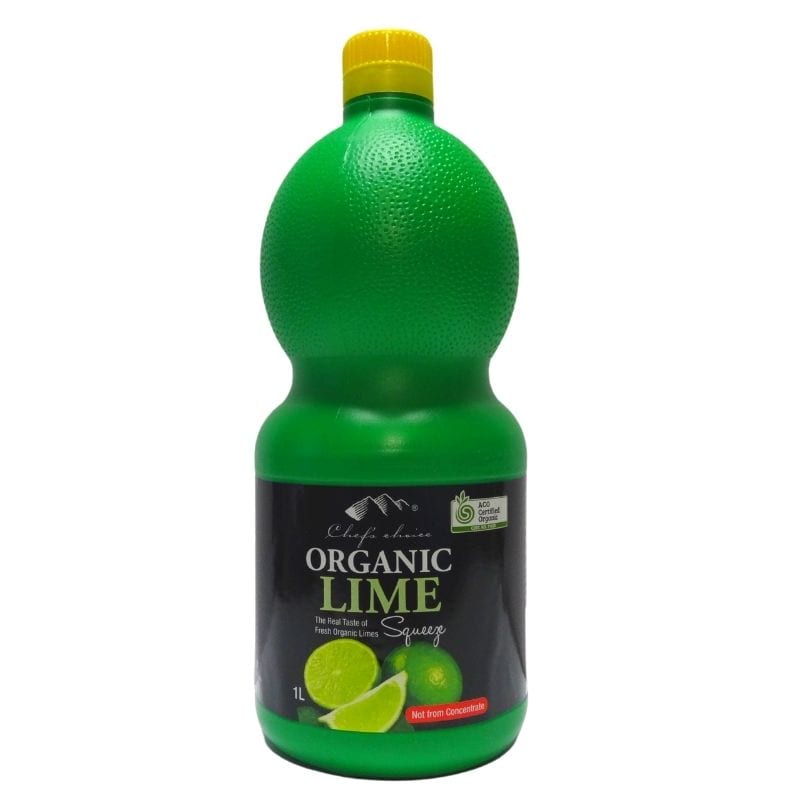 Chef's Choice - Organic Juice - Lime 3 x 1000ml