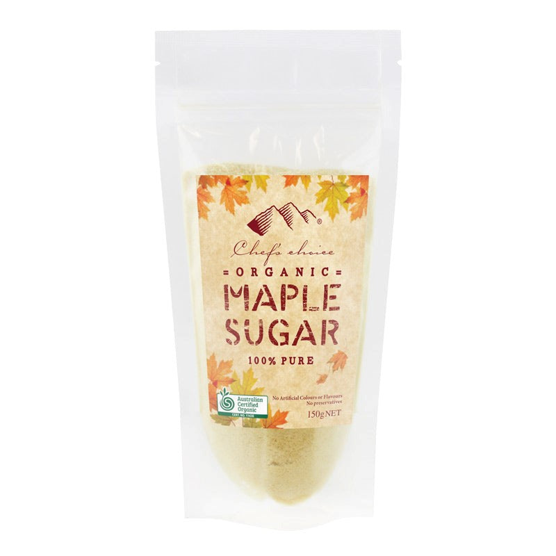 Chef's Choice - Organic Sugar - Maple Sugar 6 x 150g