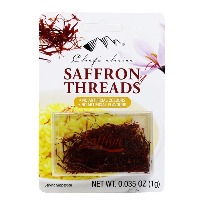 Chef's Choice - Saffron - On Card 5 x 1g