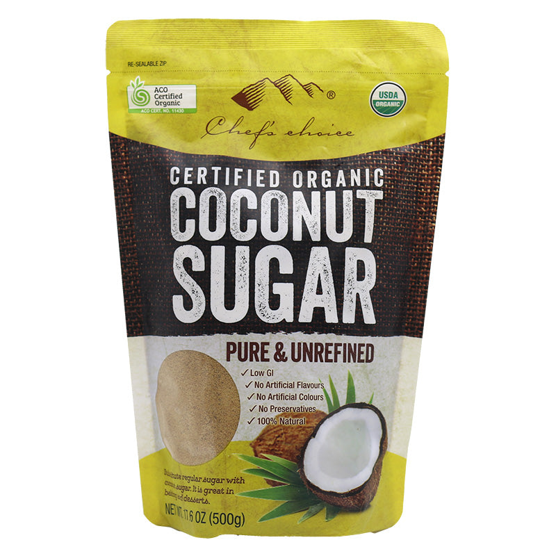 Chef's Choice - Sugar - Coconut Sugar 3 x 500g