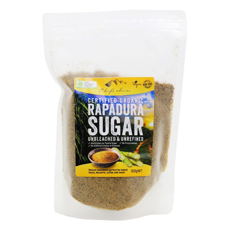 Chef's Choice - Sugar - Rapadura Sugar (also Known as Panela Sugar) 4 x 500g