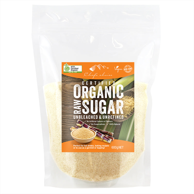 Chef's Choice - Sugar - Raw Sugar 5 x 600g