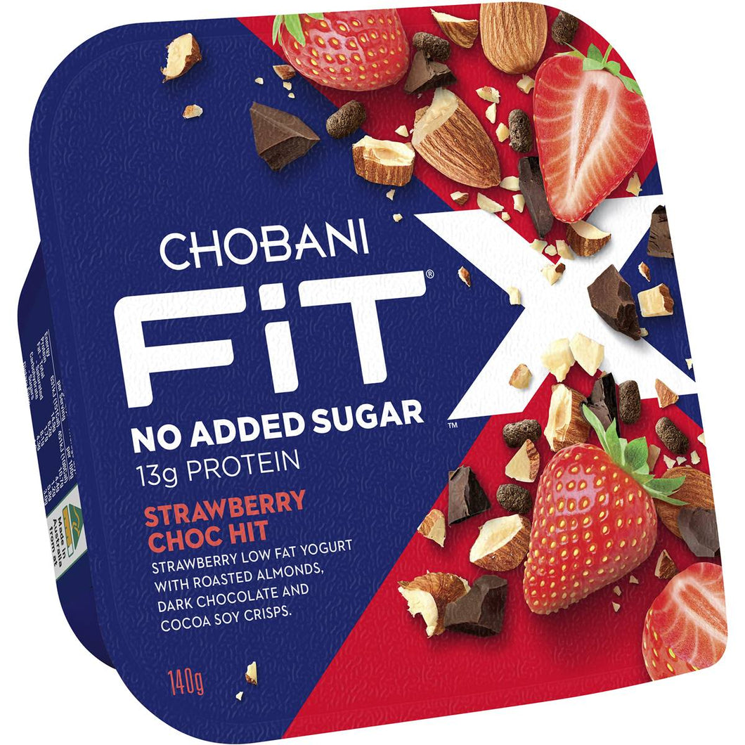 Chobani Fit X Yogurt Flip - Strawberry Chocolate Hit 8 x 140g