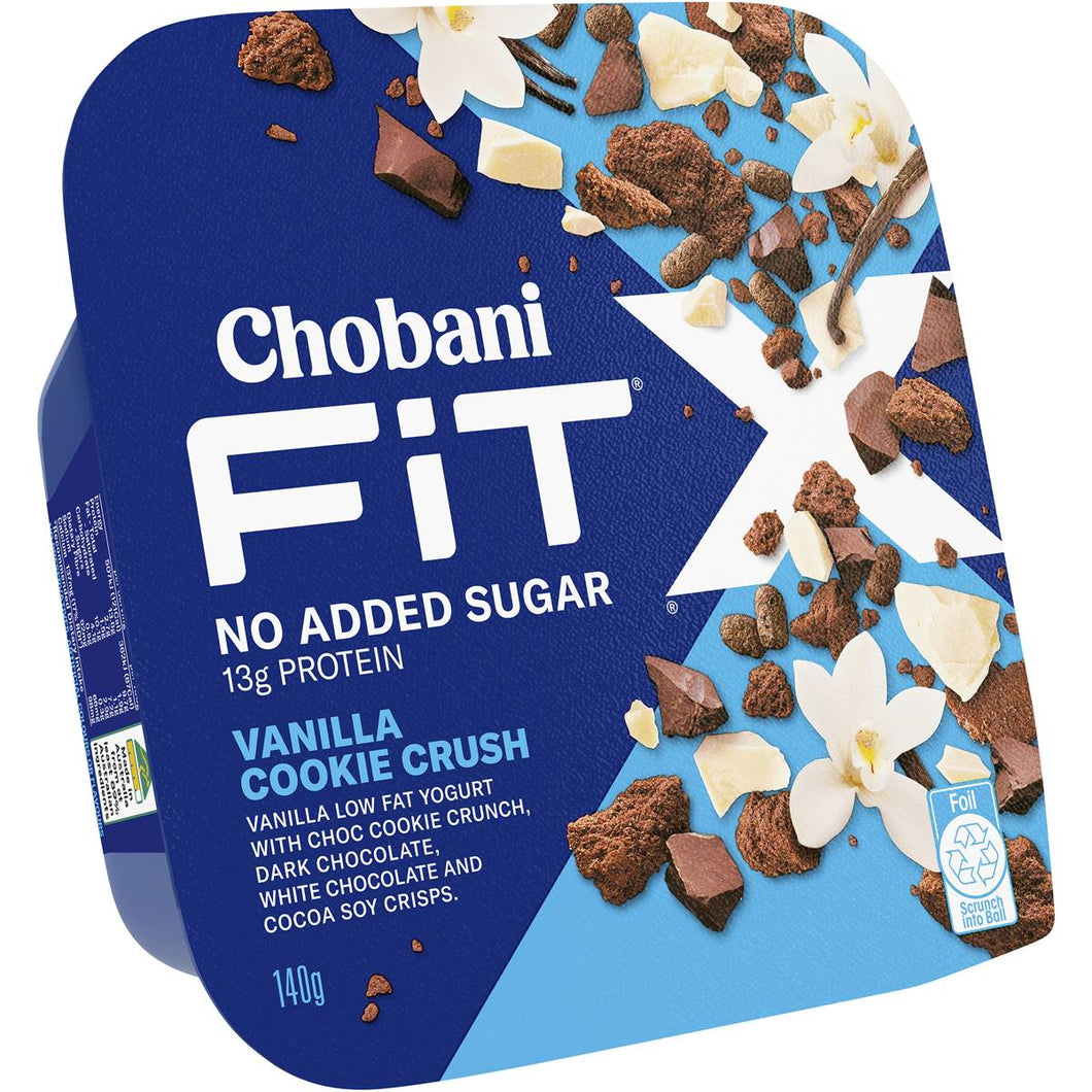 Chobani Fit X Yogurt Flip - Vanilla Cookie Crush 8 x 140g