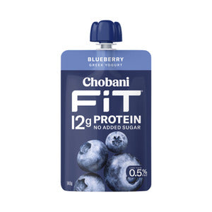 Chobani Fit Yogurt Pouch - Blueberry 8 x 140g