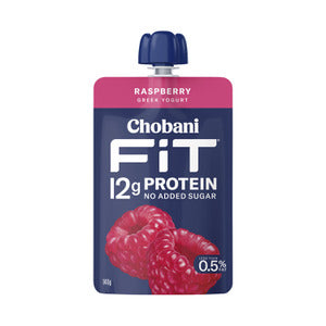 Chobani Fit Yogurt Pouch - Raspberry 8 x 140g