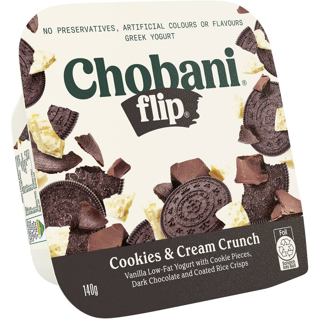 Chobani Yogurt Flip - Cookie Cream Crunch 8 x 140g