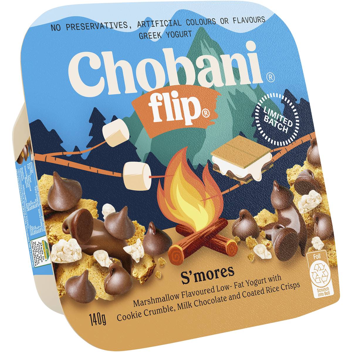 Chobani Yogurt Flip S’mores 8 x 140g Ding Oh Dong