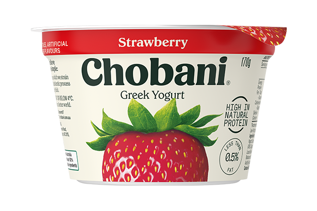Chobani Yogurt Pots - Strawberry 8 x 170g