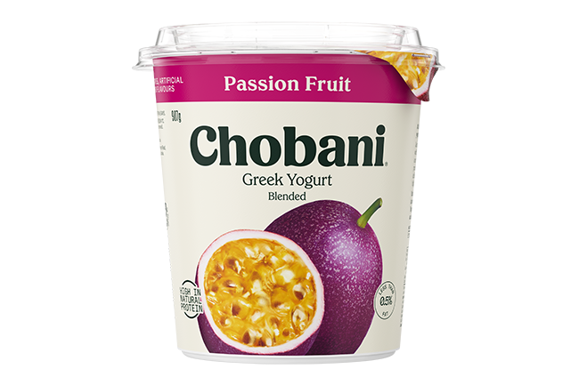 Chobani Yogurt Tubs - Passionfruit 6 x 907g