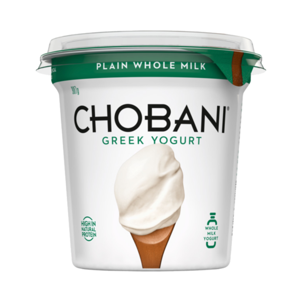Chobani Yogurt Tubs - Plain 4% 6 x 907g