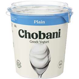 Chobani Yogurt Tubs - Plain 0% 6 x 907g