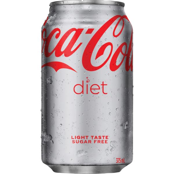 Coca Cola - Soda Can - Diet 30 x 375ml