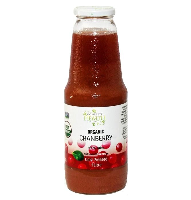 Complete Health - Organic Juice - Cranberry 6 x 1000ml