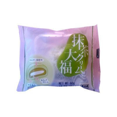 Cream Daifuku - Japanese Mochi Ice Cream - Green Tea - 8 x 60g