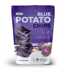 DJ&A - Chips - Blue Potato - Sea Salt 5 x 70g