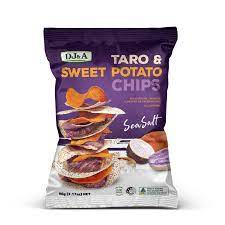 DJ&A - Chips - Taro & Sweet Potato - Sea Salt 10 x 90g