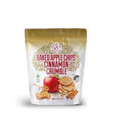 DJ&A - Fruit - Apple Crumble Chips - Cinnamon Crumble with Honey 16 x 40g