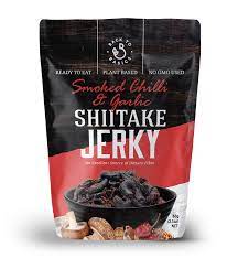 DJ&A - Jerky - Shitake Jerky - Smoked Chilli & Garlic 12 x 60g