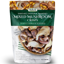 Load image into Gallery viewer, DJ&amp;A - Mushroom - Mixed Mushroom Crisps - Lightly Seasoned 9 x 65g
