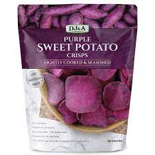 DJ&A - Veggie - Crisps - Purple Sweet Potato 16 x 35g