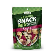 DJ&A - Veggie - Savoury Snack Mix - Noodles, Veggies & Rice Crackers 9 x 80g
