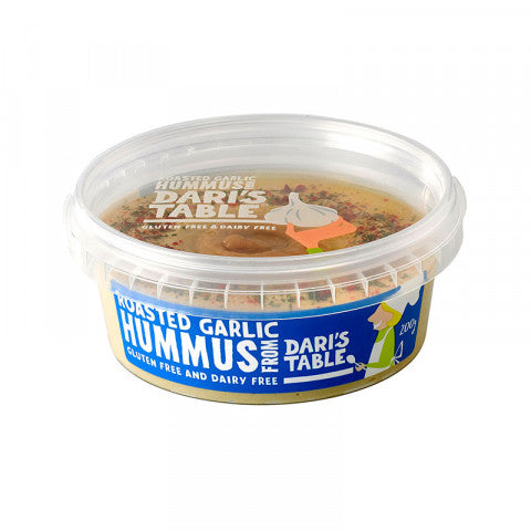 Dari's Table - Roasted Garlic Hummus Dips 6 x 200g