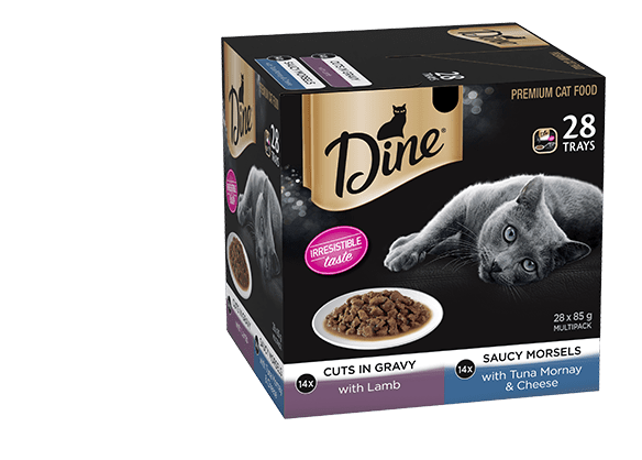 Dine - Premium Cat Food - Lamb & Tuna Mornay - 28 x 85g