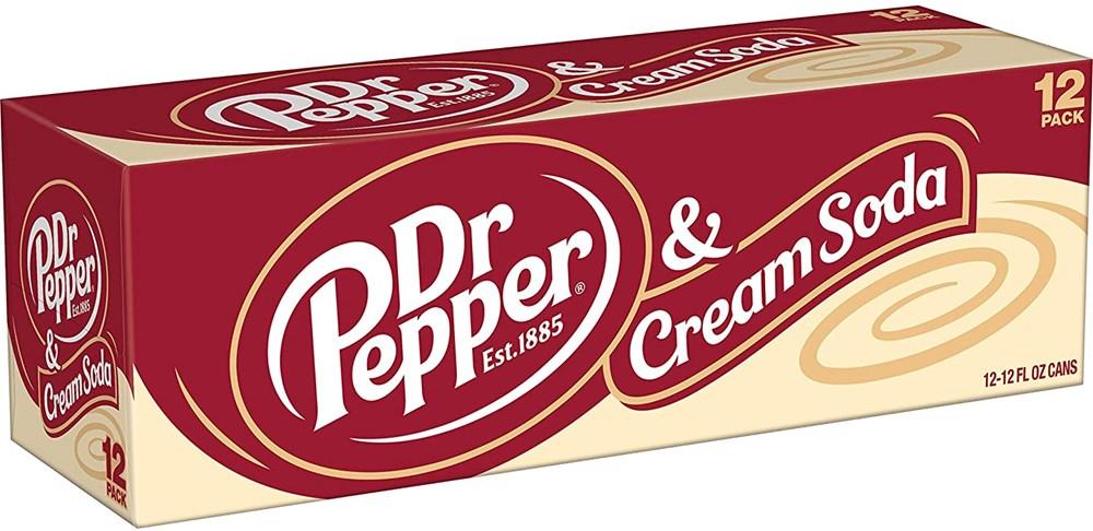 Dr Pepper - Cream Soda USA Cans 24 x 355ml