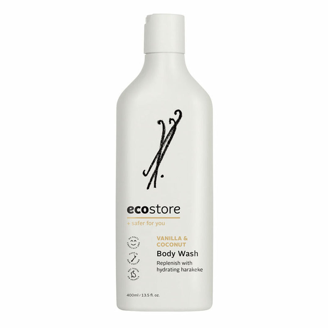 Ecostore Body Wash - Vanilla and Coconut 5 x 400ml