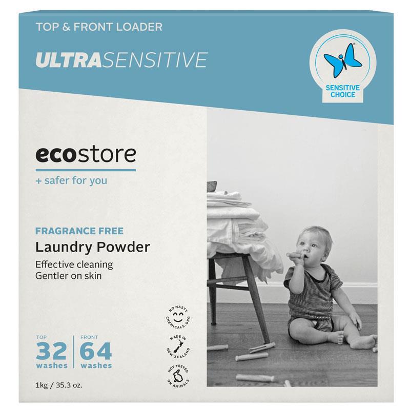Ecostore - Laundry, Powder - Ultra Sensitive 6 x 1kg